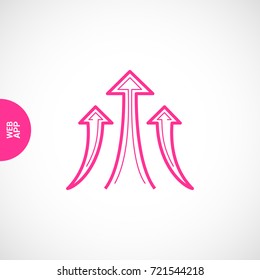 Success line vector icon 