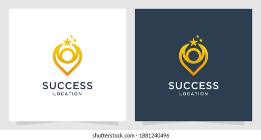 Success location logo design inspiration