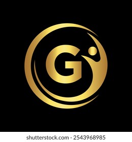 Success Logo combine with letter G vector template