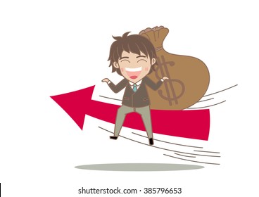 success man cartoon