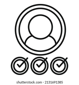 Success man icon outline vector. Business direction. Money solution