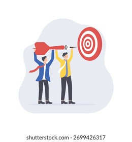 Success and milestone completion concept Illustration 