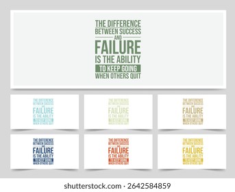 Success is not about never failing it is about pushing forward when others give up. Persistence is the key to turning failure into success