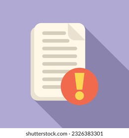 Success papers icon flat vector. Rush job. Courier delivery