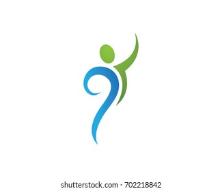 Success people business logo and symbols