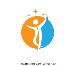 Success people health care logos