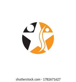 Success people icon and symbol vector template