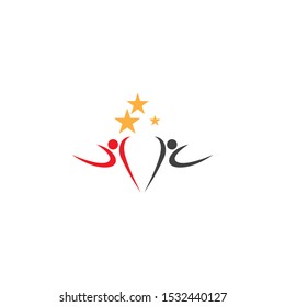 Success people illustration vector template