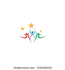 Success people illustration vector template