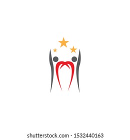 Success people illustration vector template