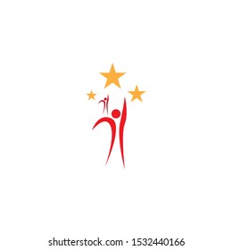 Success people illustration vector template