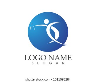 Success people logo design