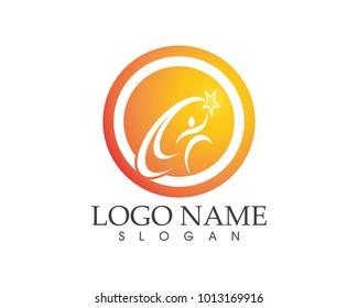 Success people logo design