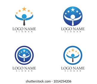 Success people logo design