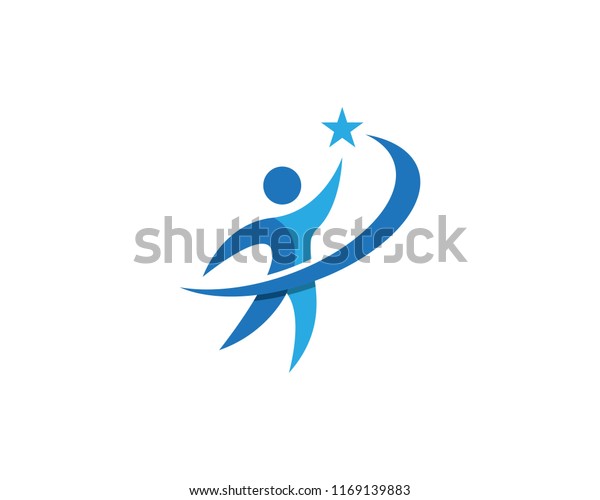 Success People Logo Design Vector Template Stock Vector (Royalty Free ...