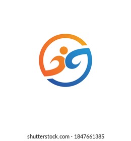 Success people logo and symbol