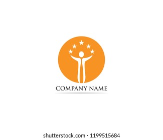 Success people logo vector