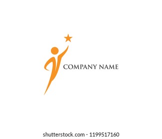 Success people logo vector