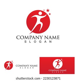  Success People Logo Vector  Design Template 
