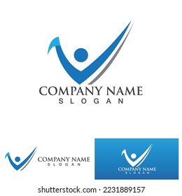 Success People Logo Vector  Design Template 