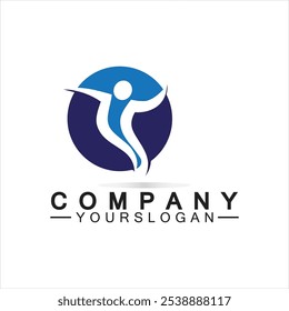 Erfolgreiche Personen Logo Vektor Design-Vorlage 