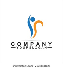  Personas de éxito Logotipo Vector Diseño Plantilla 