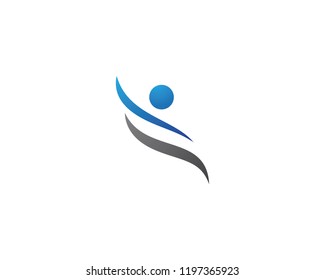 success people logo vector icon template