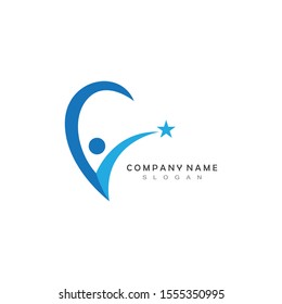 Success people Logo Vector Icon