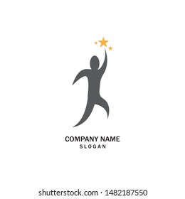 success people logo vector template