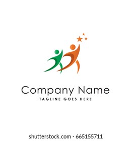 success people network logo template