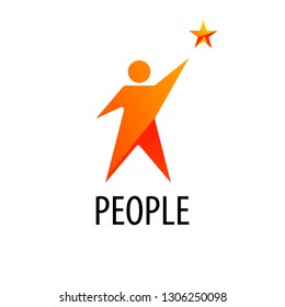 Success People Rising Star Logo