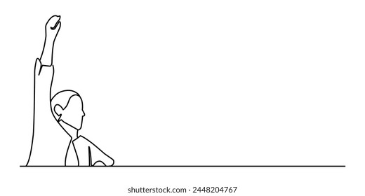 success person working , business people vector line art
