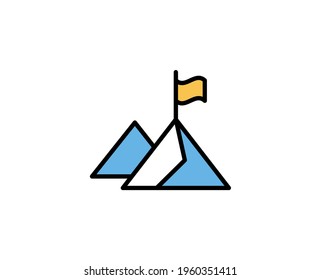 Success premium line icon. Simple high quality pictogram. Modern outline style icons. Stroke vector illustration on a white background. 