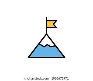 Success premium line icon. Simple high quality pictogram. Modern outline style icons. Stroke vector illustration on a white background. 