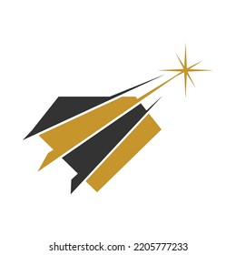 success prosperity action prestige Diamond Logo template isolated