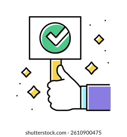 success quality color icon vector. success quality sign. isolated symbol illustration
