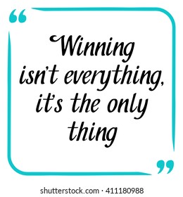Success quote. Handwritten motivational phrase on white.