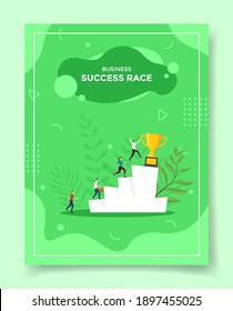 success race business concept for template of banners, flyer, books cover, magazine