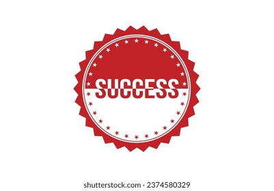 Success red ribbon label banner. Open available now sign or Success tag.