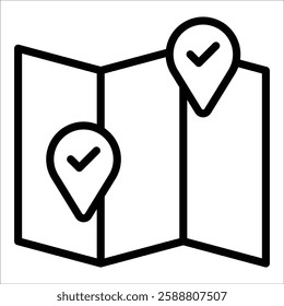 Success Roadmap Icon Element For Design