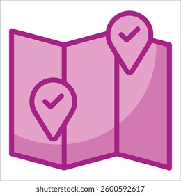 Success Roadmap Icon Element For Design