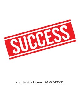Success Rubber stamp design. VECTOR ILLUSTRATION.