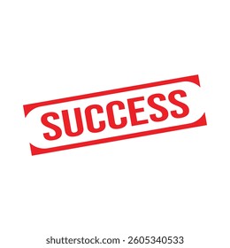 Success Rubber Stamp Seal Vector