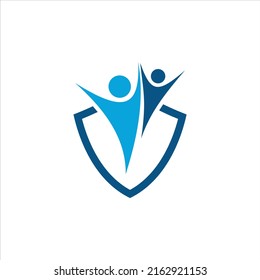 Success and secure vector logo template