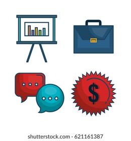 success set flat icons