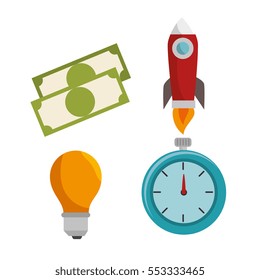 success set icons isolated