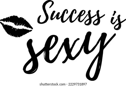 El éxito es un archivo vector sexy, diseño svg exitoso