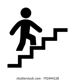 success stairs up