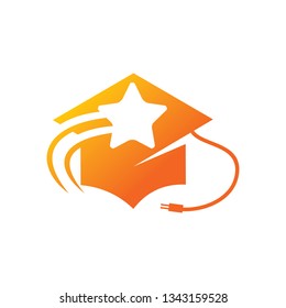 Success Star Logo Design Template Isolated