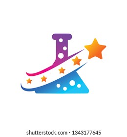 Success Star Logo Design Template Isolated